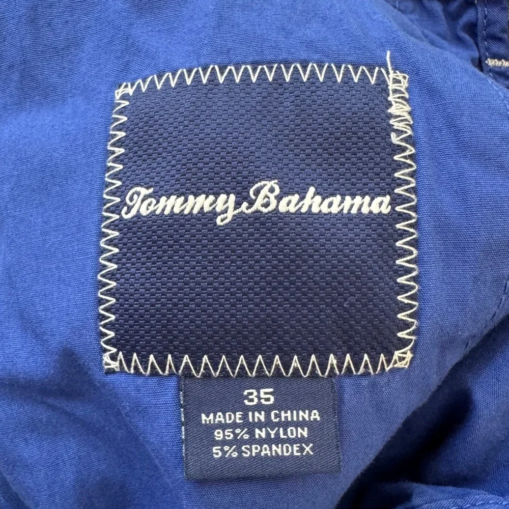 Tommy Bahama 35x10 Gray Plaid Relaxed Fit Stretch Men's Performance‎ Golf Shorts